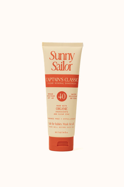 CAPTAIN’S CLASSIC CLEAR MINERAL LOTION SPF 40