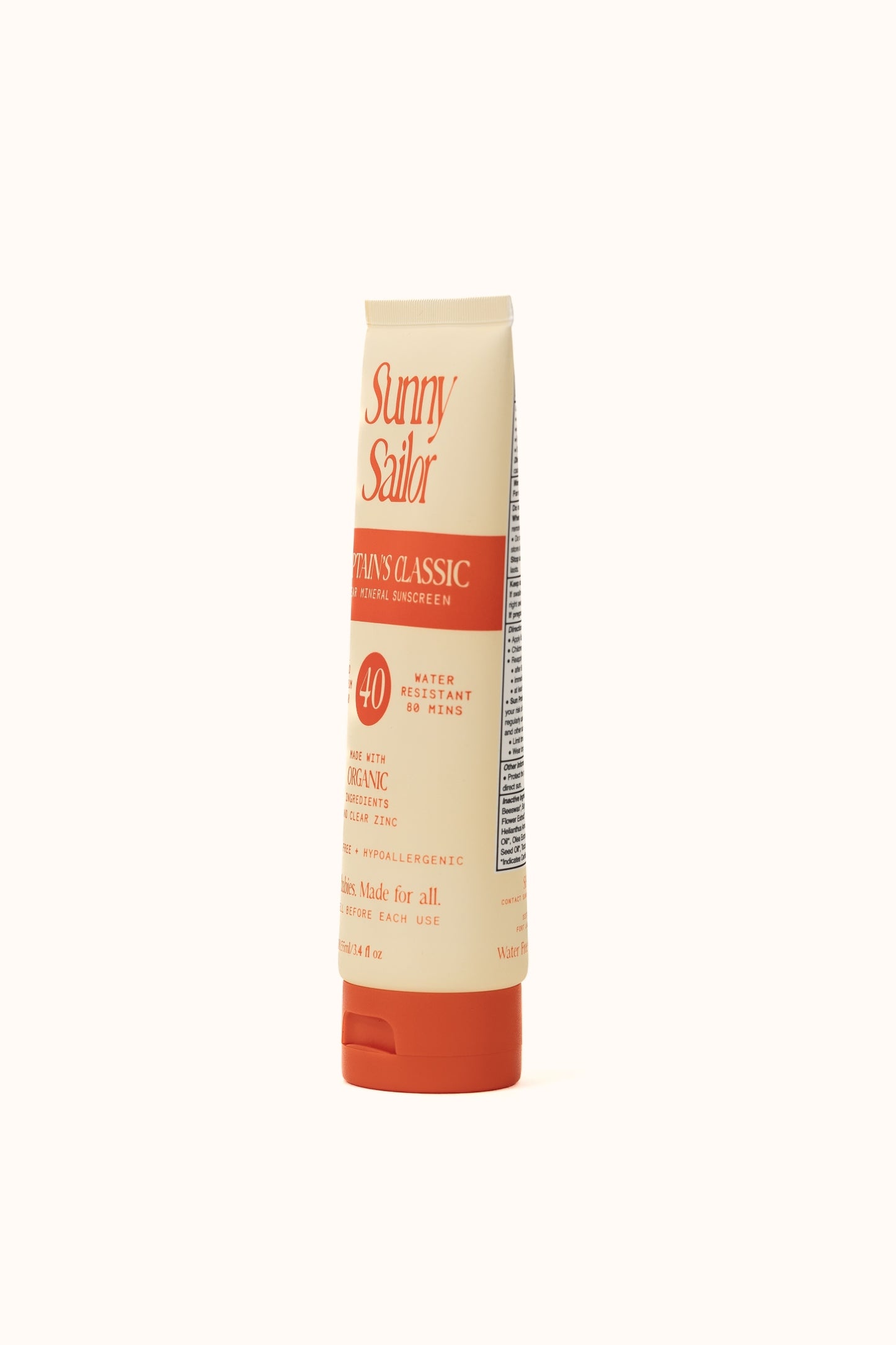 CAPTAIN’S CLASSIC CLEAR MINERAL LOTION SPF 40