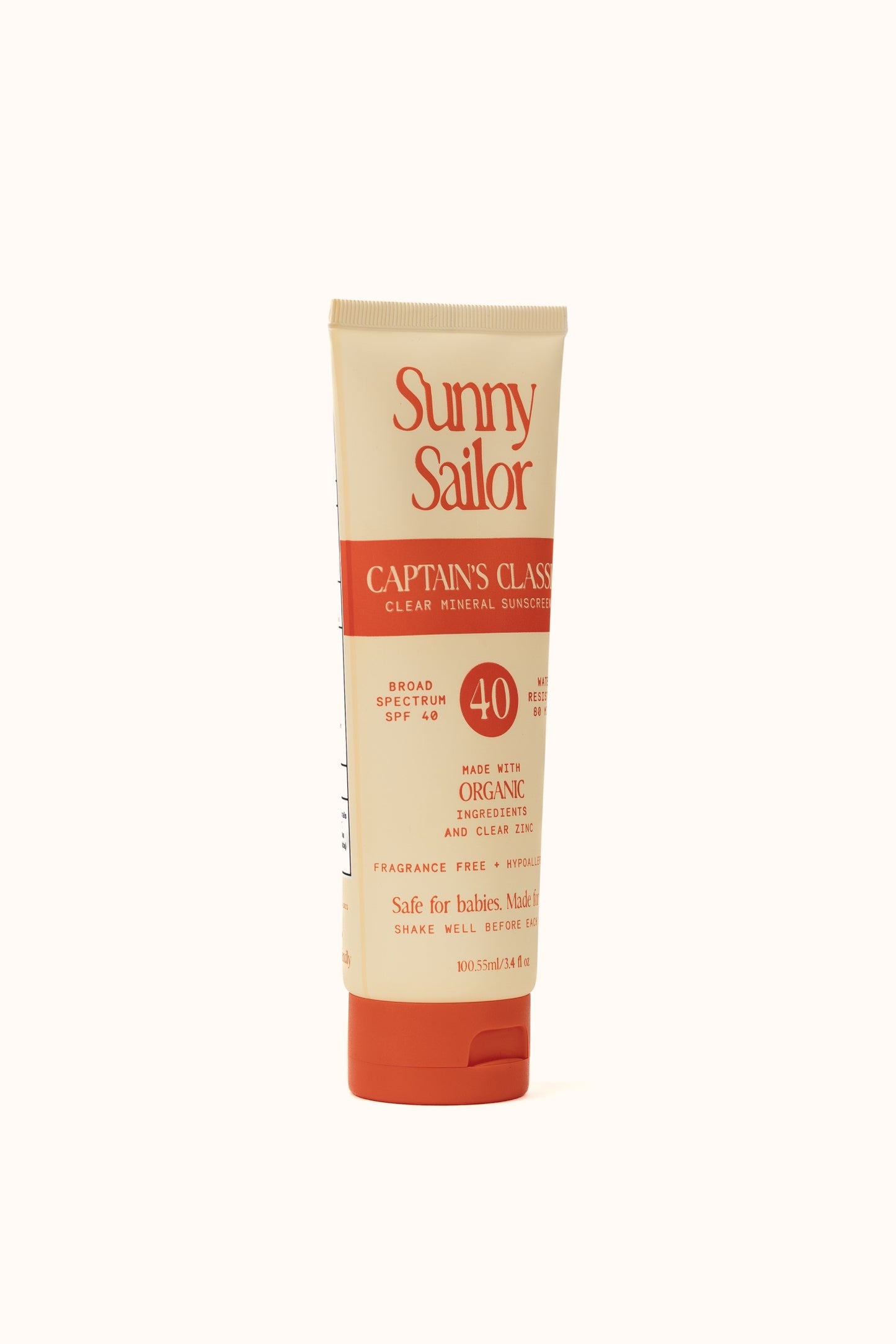 CAPTAIN’S CLASSIC CLEAR MINERAL LOTION SPF 40
