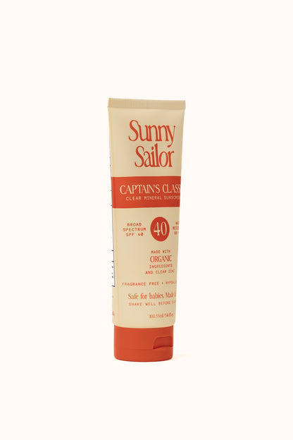 CAPTAIN’S CLASSIC CLEAR MINERAL LOTION SPF 40