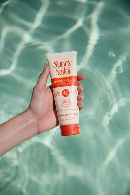 CAPTAIN’S CLASSIC CLEAR MINERAL LOTION SPF 40