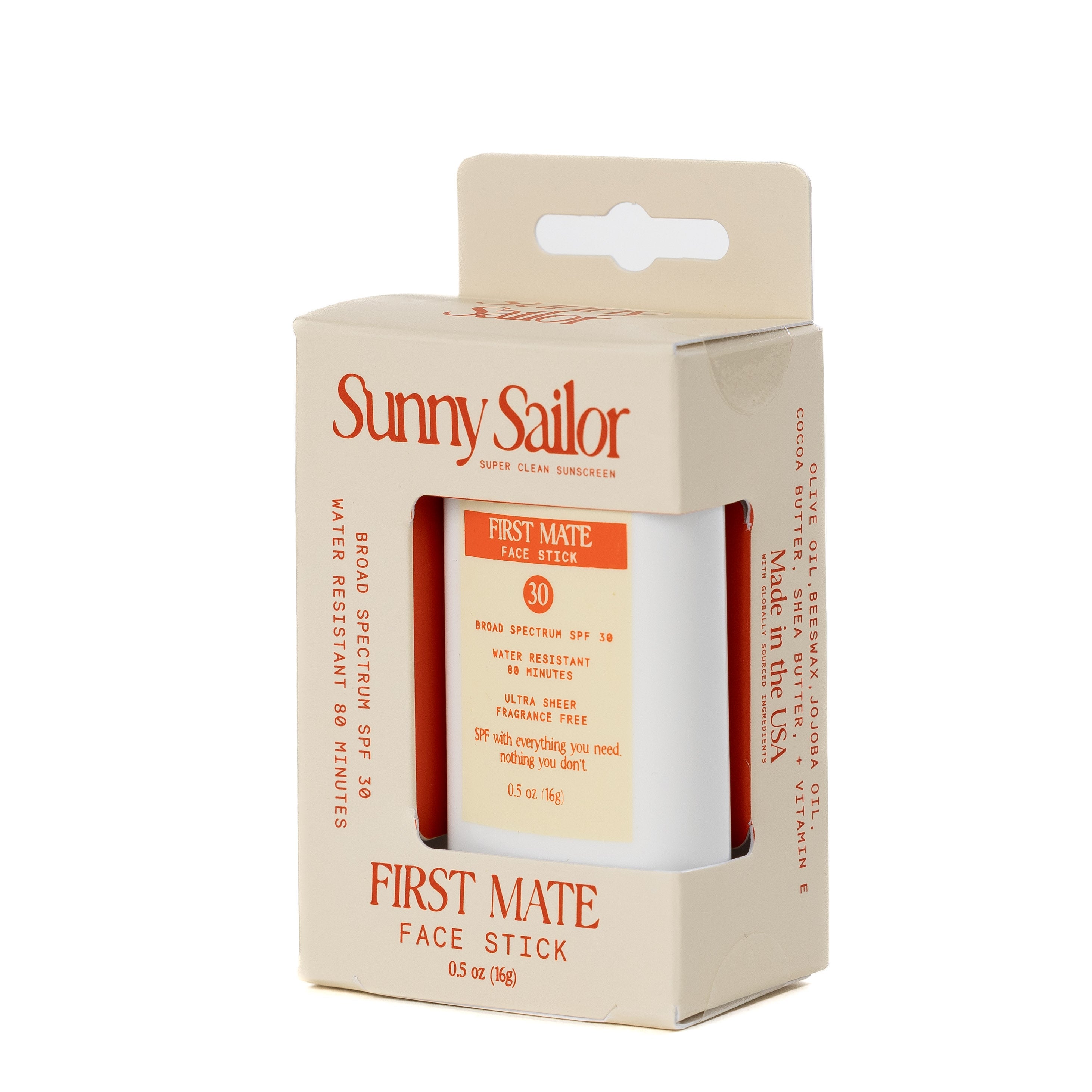 フェイスクリーム Sunny FIRST MATE FACE STICK SPF 30 – Sunny Sailor